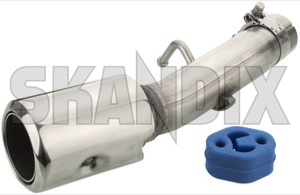 Exhaust pipe exposed Tailpipe 31201780 (1038482) - Volvo C30 - exhaust pipe exposed tailpipe Genuine exposed kit round tailpipe upgrade