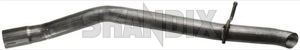 Exhaust pipe hidden Tailpipe 30793878 (1038486) - Volvo S40 (2004-), S40, V50 (2004-), V50 - exhaust pipe hidden tailpipe Own-label bent hidden tailpipe
