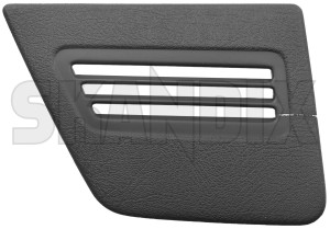 Interior, lining trunk dark grey Cover panel 9198279 (1038666) - Volvo V70 (-2000), V70 XC (-2000) - interior lining trunk dark grey cover panel load compartment lining side panels trunk covers trunk linings Genuine cover dark front grey left panel