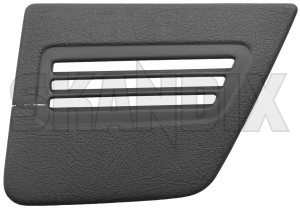 Interior, lining trunk dark grey Cover panel 9198285 (1038667) - Volvo V70 (-2000), V70 XC (-2000) - interior lining trunk dark grey cover panel load compartment lining side panels trunk covers trunk linings Genuine cover dark front grey panel right