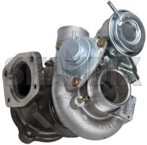 Turbocharger with gasket to Catalyst converter 8601689 (1038674) - Volvo C70 (-2005), S60 (-2009), S70, V70, V70XC (-2000), S80 (-2006), V70 P26, XC70 (2001-2007) - charger supercharger turbocharger turbocharger with gasket to catalyst converter Genuine catalyst converter gasket to with