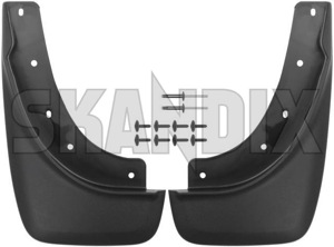 Mud flap rear Kit for both sides 30796077 (1038720) - Volvo V50 - mud flap rear kit for both sides Genuine both drivers for kit left passengers rdesign r design rear right side sides vehicles without