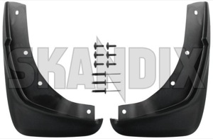 Mud flap front Kit for both sides 30764294 (1038722) - Volvo S40 (2004-), V50 - mud flap front kit for both sides Genuine both door drivers for front kit left painted passengers rdesign r design right side sides sills vehicles with without