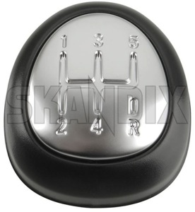 Symbol, Shift knob cap 55353567 (1038872) - Saab 9-3 (2003-) - symbol shift knob cap Genuine for knob leather shift vehicles without