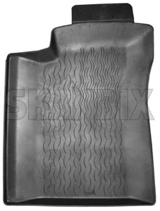 Floor accessory mat, single Rubber grey front left  (1038923) - Volvo 400 - floor accessory mat single rubber grey front left rensi Rensi drive for front grey hand left lefthand left hand lefthanddrive lhd rubber vehicles