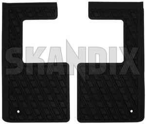 SKANDIX Shop Volvo parts: Floor accessory mat, single Rubber black