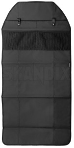 SKANDIX Shop Volvo Ersatzteile: Schonbezug Strampelschutz Vordersitze  Textil schwarz-grau 31428081 (1038999)