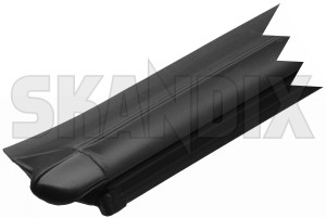 Window scraper, Side window front outer 9133223 (1039012) - Volvo 850, S70, V70, V70XC (-2000) - door glass trim rubber mouldings side window seal window scraper side window front outer window shaft seal Own-label front outer