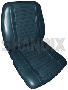 Upholstery Front seat Seat surface Back rest Vinyl blue Kit for one Seat  (1039042) - Volvo 120 130, 220 - upholstery front seat seat surface back rest vinyl blue kit for one seat Own-label 431 596 431596 431 596 523 599 523599 523 599 back backrest blue cushion for front kit lower one rest seat seatback seats surface upper vinyl