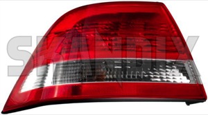 Combination taillight left outer Section 12777312 (1039061) - Saab 9-3 (2003-) - backlight combination taillight left outer section taillamp taillight Genuine bulb holder left outer seal section with