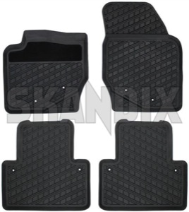 SKANDIX Shop Volvo parts: Floor accessory mats Rubber consists of 4 ...