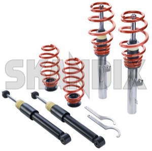 Lowering kit Coilover suspension Pro Street S 25-55 mm  (1039331) - Volvo S40, V50 (2004-) - lowering kit coilover suspension pro street s 25 55 mm lowering kit coilover suspension pro street s 2555 mm lowering springs kit lowrider sport suspension springs suspension springs eibach springs Eibach Springs 1010 1010kg 1080 1080kg 25 55 2555 25 55 25 55 2555mm 25 55mm adjustment awd certificate coilover for height kg mm pro ride roadworthy s street suspension vehicles with without