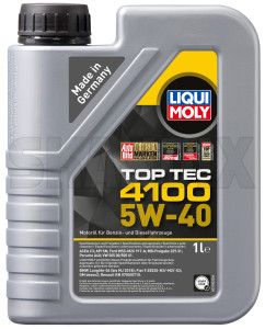 Engine oil 5W40 1 l Liqui Moly Top Tec 4100  (1039404) - universal  - engine oil 5w40 1 l liqui moly top tec 4100 liqui moly Liqui Moly 1 1l 40 4100 5 5w40 can l liqui moly tec top w