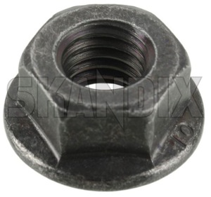 Nut M14 985932 (1039436) - Volvo S60 (2011-2018), S80 (2007-), V40 (2013-), V40 CC, V60 (2011-2018), V70, XC70 (2008-), XC60 (-2017), XC90 (-2014) - nut m14 Genuine absorber arm axle control front m14 shock