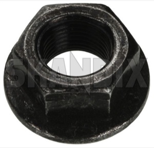 Lock nut self-locking 999475 (1039437) - Volvo S60 (2011-2018), S60 (-2009), S80 (2007-), V60 (2011-2018), V70 (2008-), V70 P26 (2001-2007), XC70 (2001-2007), XC90 (-2014) - lock nut self locking lock nut selflocking nuts Genuine arm axle ball control fasteners front inserts joint klemmteil locking locknuts nuts nyloc nylon plastic retaining rings self selflocking self locking selflocking stopmutter stoppmutter