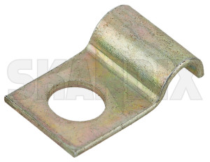 Clip Cable clamp 951187 (1039464) - Volvo 140, 200, 700, 900 - clip cable clamp staple clips Genuine arrest bonnet cable clamp handbrake panel rear seat