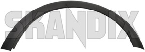 Fender attachment front right black 31283125 (1039892) - Volvo C30 - broadening butt edge fender attachment front right black fender flares mudguard molding mudguards trims wheel arch edges wheel arch trims wheel rails wheel trims wheelarch Genuine black front material part plastic right standard synthetic