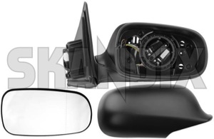 Outside mirror right  (1039937) - Saab 9-3 (2003-) - outside mirror right Own-label actuator adjustment automatic be cap cover covering dipswitch electric electronically foldable folding for glass heatable memory mirror motor outside painted right to with without