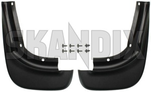 Mud flap rear Kit for both sides 30779760 (1039994) - Volvo XC60 (-2017) - mud flap rear kit for both sides Genuine addon add on black both drivers for kit left material passengers rear right side sides with