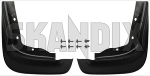 Mud flap front Kit for both sides 30779759 (1039995) - Volvo XC60 (-2017) - mud flap front kit for both sides Genuine addon add on black both drivers for front kit left material passengers right side sides with