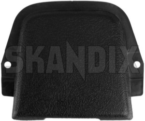 Cover, Safety belt black 1221083 (1040027) - Volvo 200 - cover safety belt black Genuine black roller seatbelt trunk