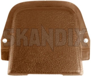 Cover, Safety belt beige 1294753 (1040029) - Volvo 200 - cover safety belt beige Genuine beige roller seatbelt trunk