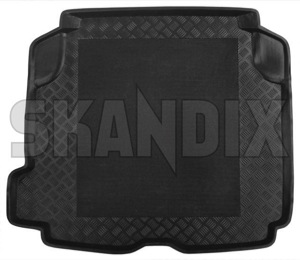 SKANDIX Shop Volvo Ersatzteile: Kofferraummatte schwarz Kunststoff Gummi  (1040060)