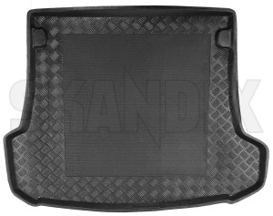 SKANDIX Shop Saab Ersatzteile: Kofferraummatte schwarz Kunststoff Gummi  (1040067)