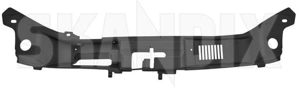 Cover, Lock carrier Bonnet 31278662 (1040248) - Volvo C30, C70 (2006-), S40, V50 (2004-) - ОЕ-Numbers: 30674609, 30716339, 31217665, 31250177 - Keywords: cover lock carrier bonnet Own-label 