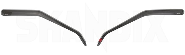 Air deflector Side window, door front Kit (1040404) - Volvo 850, S70, V70 (-2000), V70 XC (-2000) - Keywords: air deflector side window door front kit climair rain deflector aero-lift AeroLift Aero Lift abe abe certification door front general kit side window window with