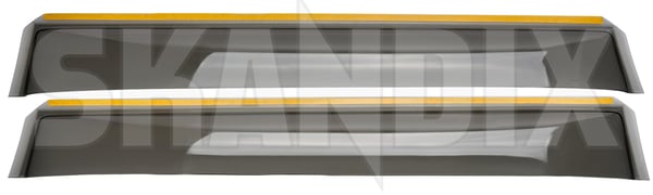Air deflector Side window, door rear Kit (1040406) - Volvo 850, S70, V70 (-2000), V70 XC (-2000) - Keywords: air deflector side window door rear kit climair rain deflector aero-lift AeroLift Aero Lift door kit rear side window window