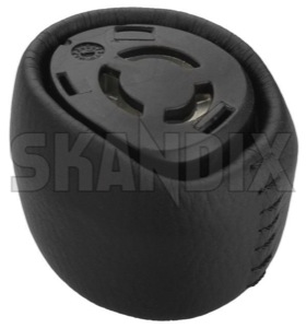 SKANDIX Shop Saab Ersatzteile: Schaltknauf Leder schwarz 55353898 (1040474)