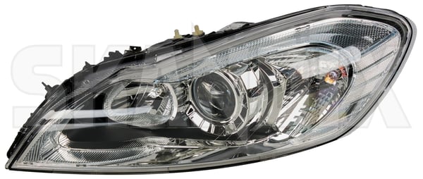 Hauptscheinwerfer links H7 32206146 (1040499) - Volvo C70 (2006-) - ОЕ-Nummern: 31214781, 31299750 - Keywords: cabrio frontscheinwerfer hauptscheinwerfer links h7 klarglas scheinwerfer magneti marelli Magneti Marelli fuer h7 halogen linke linker links linksseitig rechtsverkehr seite