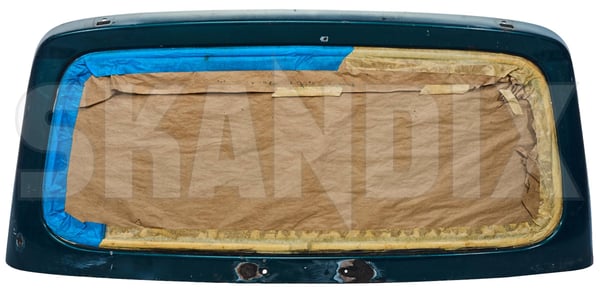 Tailgate upper Section 662351 (1040615) - Volvo 220 - Keywords: bootlid hatchback liftgate tailgate upper section trunklid Own-label examined part section upper used