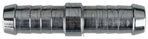 Hose connector 10 mm Metal  (1040686) - universal  - adapter adapter connector hose adapter hose connector 10 mm metal Own-label 10 10mm metal mm zinccoated zinc coated