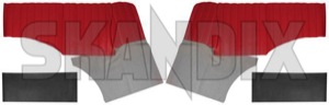 Interior panel Side panel red-grey Kit  (1040816) - Volvo PV - interior panel side panel red grey kit interior panel side panel redgrey kit Own-label 23 142 23142 23 142 both drivers for kit left panel passengers rear redgrey red grey right side sides