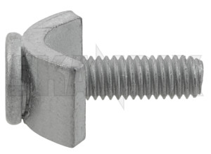 Tensioning screw, Battery pole lock M6 9162072 (1040838) - Volvo 700, 850, 900, C70 (-2005), S40, V40 (-2004), S70, V70, V70XC (-2000), S90, V90 (-1998) - tensioning screw battery pole lock m6 Genuine m6