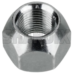 Wheel nut 87699 (1040916) - Volvo 120, 130, 220, 140, 164, 200, P1800, P1800ES, PV, PV, P210 - 1800e p1800e wheel nut Own-label 13/16 1316 13 16  righthand right hand thread usa with