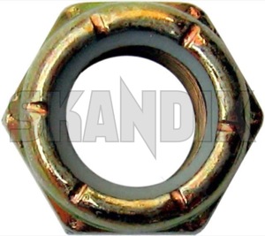 Lock nut with plastic-insert with UNC inch Thread 5/8