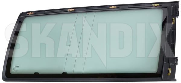 Side Window right with Antenna 9169565 (1040983) - Volvo V70 (-2000), V70 XC (-2000) - Keywords: qglasses q glasses side window right with antenna Genuine antenna glass q qglass right side trunk window window with