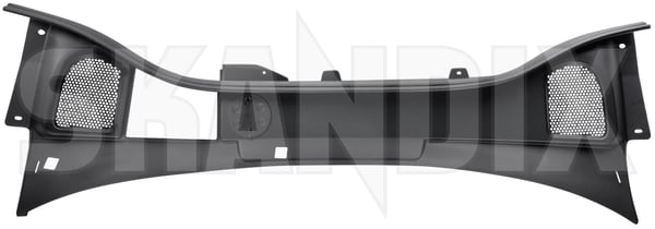 Windshield cowl panel 31402670 (1041166) - Volvo XC60 (-2017) - ОЕ-Numbers: 30745578, 31271658, 31278917, 31299747 - Keywords: drainage channels water drainage windscreen scuttle covers windshield cowl panel wiper mechanism covers Genuine drive for hand left lefthand left hand lefthanddrive lhd vehicles