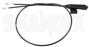 Hood Release Cable 31385848 (1041168) - Volvo S60, V60, S60 CC, V60 CC (2011-2018) - bonnet cables bonnet unlocking wires bowden cable hood release cable wire box Genuine front section