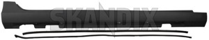 Schwellerverkleidung rechts 32270137 (1041189) - Volvo S60 CC (-2018), S60, V60 (2011-2018), V60 CC (-2018) - chromleisten schwellerchromleisten schwellerverkleidung rechts schwellerzierleisten zierleiste schweller zierleiste  schweller zierleisten Original anbaumaterial anbausatz anbauteilen einbaumaterial einbauteilen lack lackierbar lackierbarer mit montagematerial montagesatz montageteilen rechte rechter rechts rechtsseitig seite