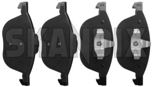 Brake pad set Front axle 31341301 (1041245) - Volvo V40 (2013-), V40 XC - brake pad set front axle Own-label 15 15inch 16 16inch 278 278mm 300 300mm axle front inch mm rc02