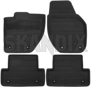 SKANDIX Shop Volvo Ersatzteile: Fußmattensatz schwarz-grau Premium