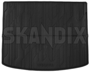 Trunk mat charcoal Synthetic material 31305872 (1041274) - Volvo V40 (2013-), V40 CC - trunk mat charcoal synthetic material Genuine 2  2 bowl charcoal flexible floor for level level  load mat material plastic synthetic vehicles with