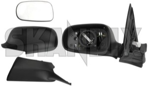 Outside mirror left  (1041287) - Saab 9-5 (-2010) - outside mirror left Own-label actuator adjustment automatic be cap cover covering dipswitch electric electronically foldable for glass heatable left memory mirror not painted to with without