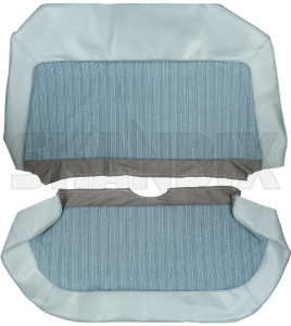 Upholstery Rear seat Seat surface Back rest blue Kit  (1041449) - Volvo 120 130 - upholstery rear seat seat surface back rest blue kit Own-label 139 204 139204 139 204 back backrest backseats bench blue cushion fond kit lower rear rearbench rearseats rest seat seatback seats surface upper