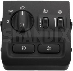 Switch, Headlight 30613945 (1041784) - Volvo S40, V40 (-2004) - combination switch headlight adjuster knob headlight adjuster switch headlight control headlight knob headlight switch headlightsswitch light adjuster knob light adjuster switch light control main lights knob main lights switch mainlights switch headlight Genuine aiming foglights for headlight vehicles with