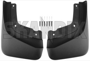 Mud flap rear Kit for both sides 30744558 (1041933) - Volvo XC90 (-2014) - mud flap rear kit for both sides Genuine both drivers for kit left passengers rear right side sides